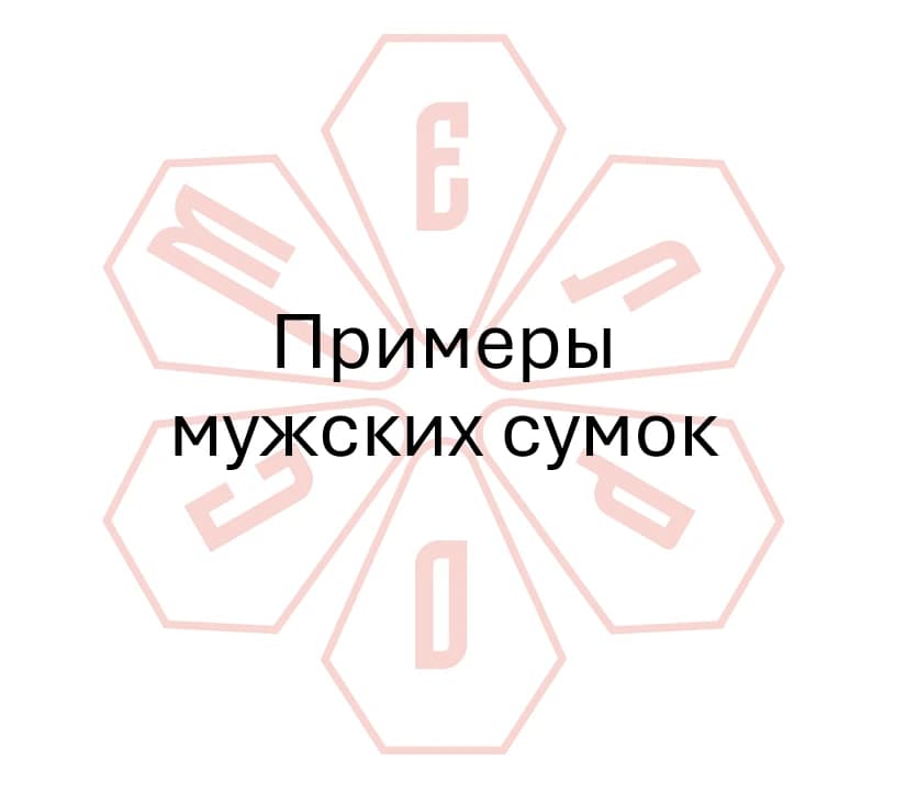 Гайд №11 Примеры мужских сумок