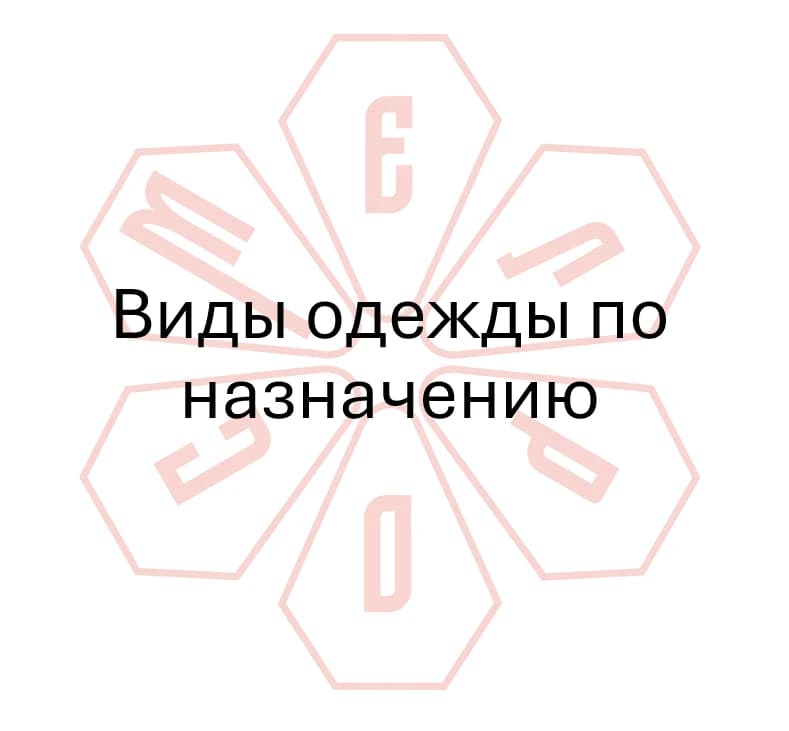 Гайд №12 Виды одежды по назначению